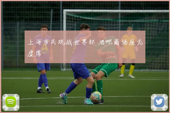 上海市民观战世界杯 酒吧商场座无虚席